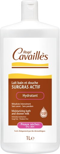 Rogé Cavaillès Lait Bain Douche Surgras Actif Hydratant 1L | Bain - Douche