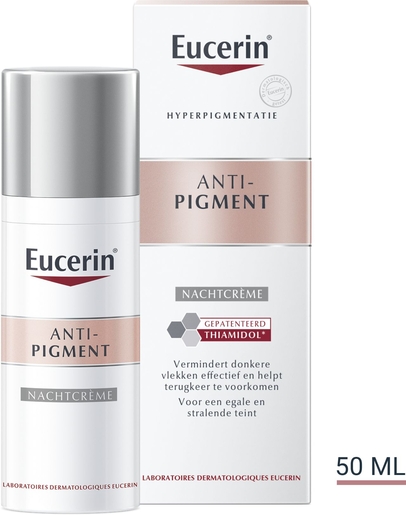 Eucerin Anti-Pigment Soin de Nuit Hyperpigmentation avec pompe 50ml | Soins de nuit