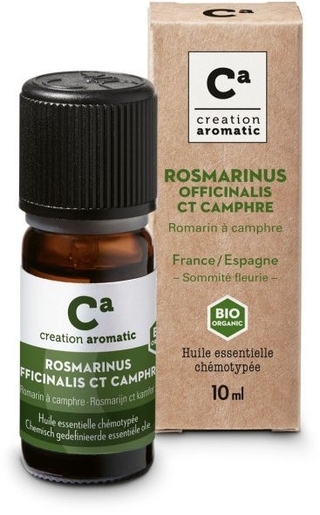 Creation Aromatic Bio Essentiële Olie Rosmarinus Officinalis CT Kamfer 10 ml | Welzijn
