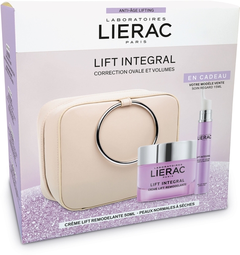 Lierac Coffret Cadeau Trousse Lift Integral Crème Lift Remodelante (inclus 1 produit gratuit) | Effet lifting - Elasticité