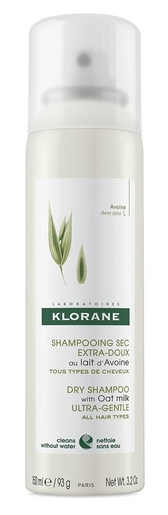 Klorane Droogshampoo Havermelk Spray 150 ml (nieuwe formule) | Shampoo