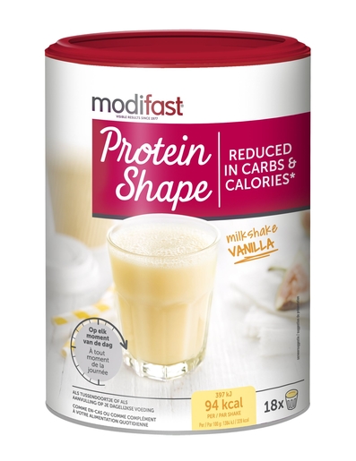 Modifast Protein Shape Milkshake Vanille 540 gr | Eiwitdiëten