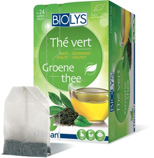 Biolys Thé Vert 24 Sachets | Produits Bio