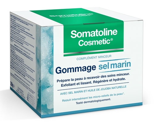 Somatoline Cosmetic Exfoliërende Peeling Zeezout 350g | Afslanken - Stevigheid - Platte buik