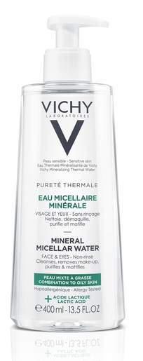 Vichy Pt Micellair Water Vette Gemengde Huid 400ml | Make-upremovers - Reiniging