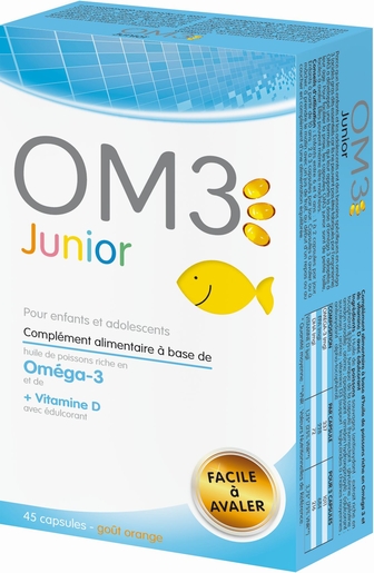 Om3 Juniorcaps 45 capsules | Omega 3 - Omega 6