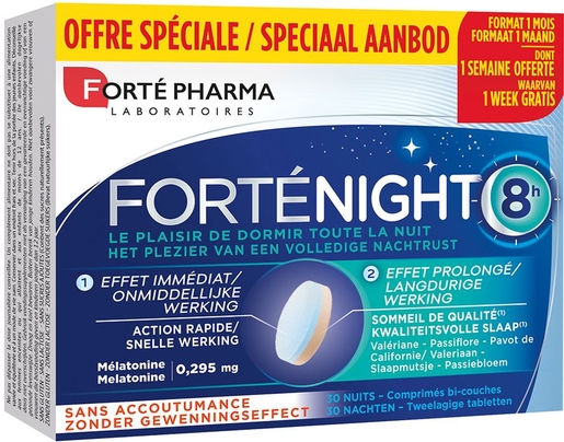 Forténight 8h 30 tabletten | 11 DEALS: 1+1 promo
