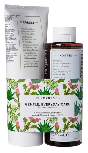 Korres Duopack Usage Fréquent Aloe &amp; Dictame | Shampooings