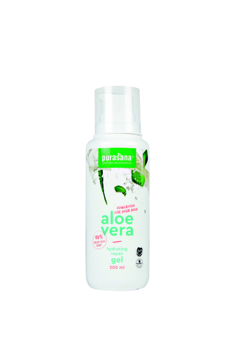 Purasana Aloe Vera Gel Réparateur Hydratant 200ml | Rougeurs - Cicatrisations