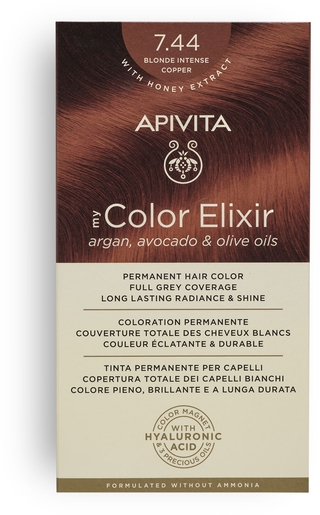 Apivita My Color 7.44 Blonde Intense Copper 2