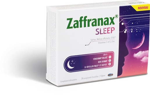 Zaffranax Sleep 20 Comprimés | Sommeil