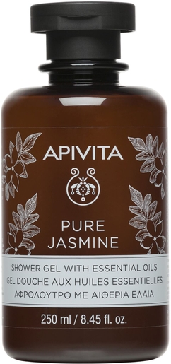 Apivita Pure Jasmine Shower Gel Ess Oils 250ml | Bain - Douche