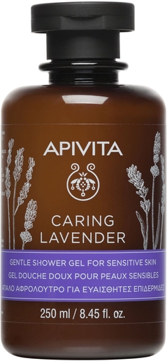 Apivita Caring Lavender Shower Gel For Sensitive Skin 250ml | Bain - Douche