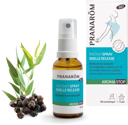 Pranarom Aromastop Instant Spray Snelle Release 15 ml | Welzijn