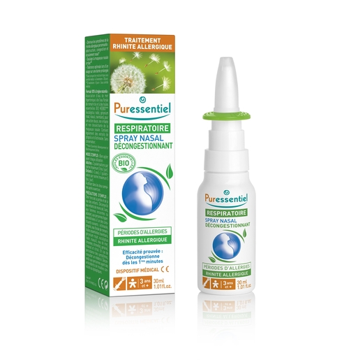 Puressentiel Respi Spray Nasal Décongestion. 30ml | Aide la respiration