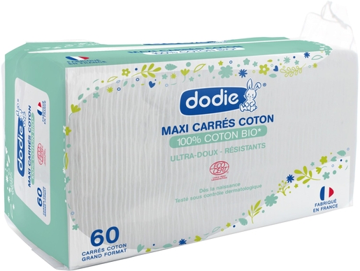 Dodie Carrés Coton Bio 60 | Bébé & maman