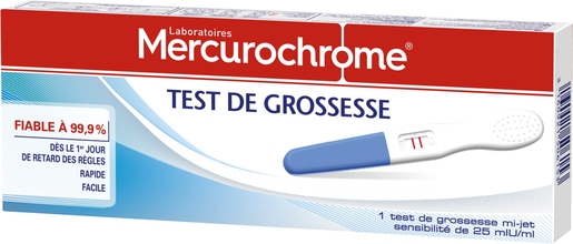 Mercurochrome Test Grossesse 1 Pièces | Tests de grossesse