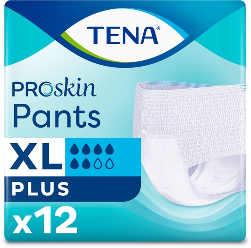 TENA ProSkin Pants Plus Extra Large - 12 pièces | Changes - Slips - Culottes