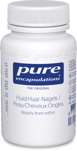 Pure Encapsulations Peau Cheveux Ongles Caps 60 | Chute des cheveux