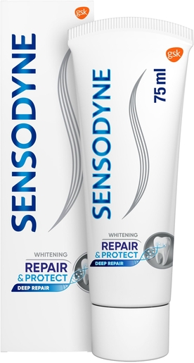 Sensodyne Repair &amp; Protect Tandpasta Whitening 75ml | Bleekmiddelen - Vlekkenverwijderaars
