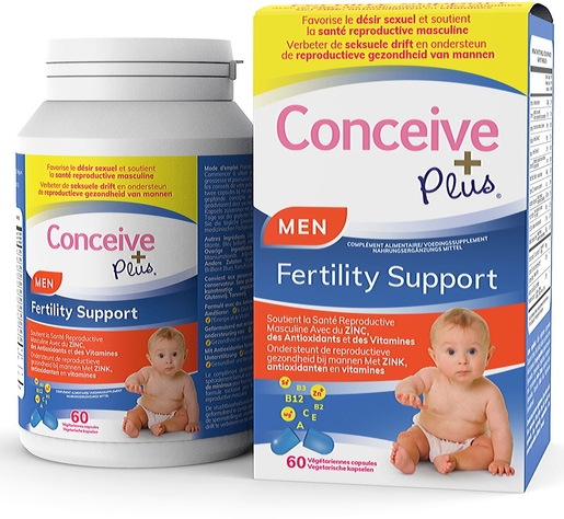 Conceive Plus Men Fertility Support 60 Capsules | Vitaminen en voedingssupplement voor tijdens de zwangerschap