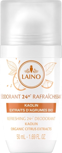 Laino Deodorant 24u Citrus Roll-on 50ml | Antitranspiratie deodoranten