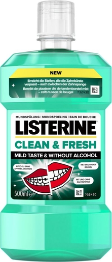 Listerine Clean & 500 ml | Mondspoelingen
