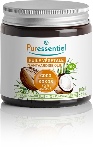Puressentiel Plantaardige Olie van Kokos Bio 100 ml | Gezichtsverzorging