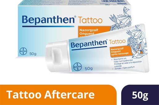 Bepanthol Tattoo - Intens Verzorgende Zalf 50g | Roodheid - Wondgenezing