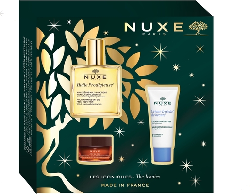 Nuxe Coffret Noël Les Iconiques | Hydratation - Nutrition