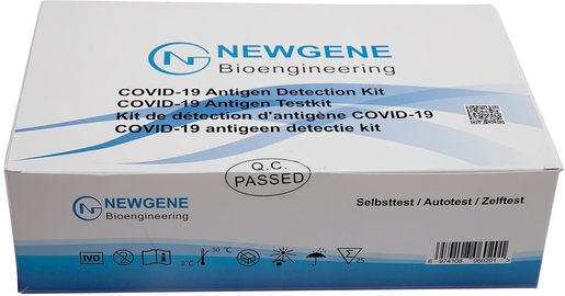 25 Autotests Antigéniques Nasaux Covid-19 Newgene (kit 25 pièces) | Autotests diagnostiques