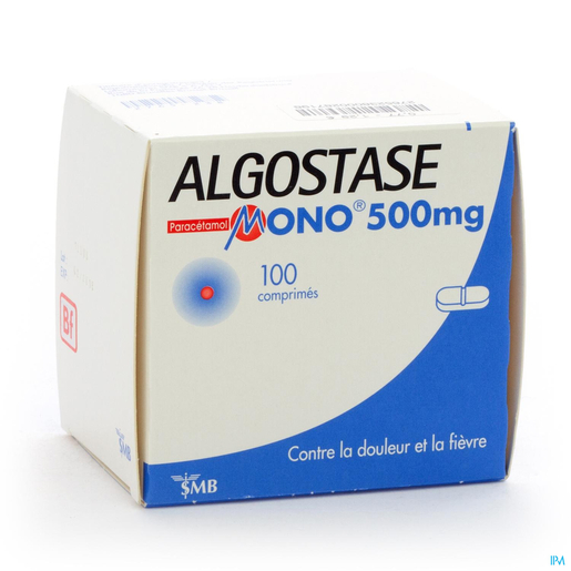 Algostase Mono 500mg 100 Comprimés | Maux de tête - Douleurs diverses