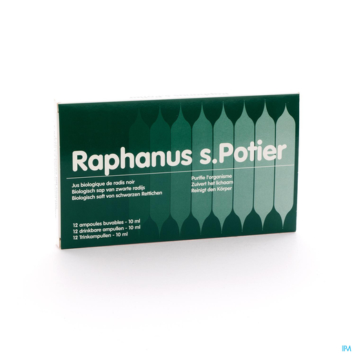 Raphanus S Potier Ampoules Buvables 12x10ml | Digestion - Transit