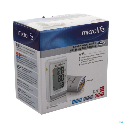 Microlife Bpa150 Tensiometre Automatique Bras Afib | Tensiomètres