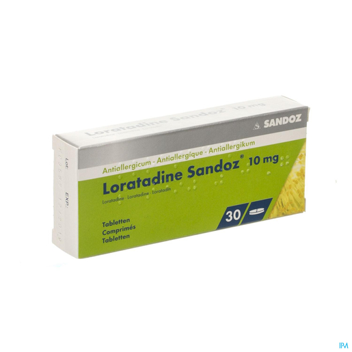 Loratadine Sandoz 10mg 30 Comprimés | Peau