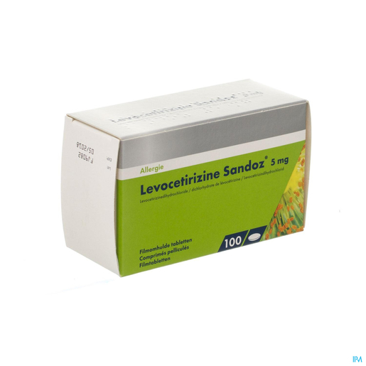 Levocetirizine Sandoz 5mg 100 Comprimés | Peau