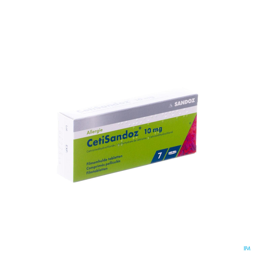 CetiSandoz 10mg 7 Tabletten | Huid
