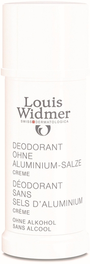 Widmer Deodorant Crème Zonder Aluminium Zonder Parfum 40ml | Klassieke deodoranten