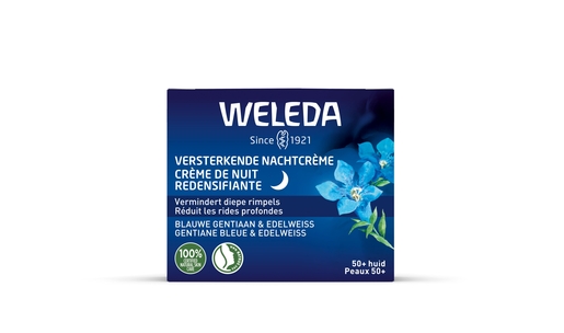 Weleda Verstevigende Nachtcrème Blauwe Gentiaan &amp; Edelweiss 40 ml | Antirimpel