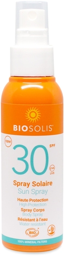Biosolis Spray Solaire Ip30 100ml | Produits solaires