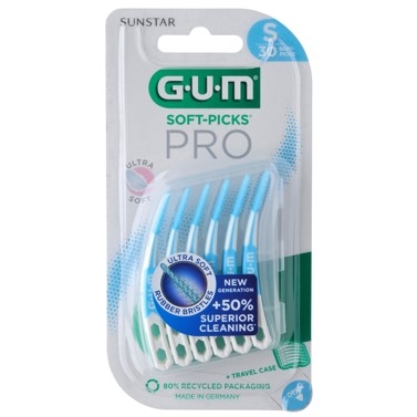 GUM Soft-Picks PRO S 30 Picks | Hygiène bucco-dentaire