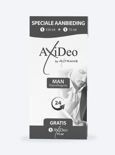 AxiDeo Man Deo Spray 150 ml + 75 ml Gratis | Klassieke deodoranten