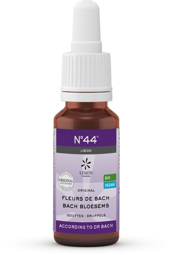 Fleurs Du Dr. Bach (Lemon Pharma) Bio N44 Libido 20ml | Spécialités - Rescue
