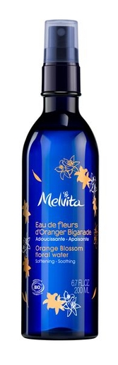 Melvita Eau Florale Fleurs D&#039;oranger Spray 200ml | Démaquillants - Nettoyage