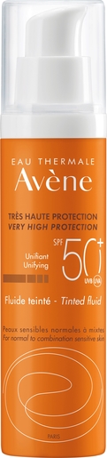Avène Solaire Fluide Teinté IP50+ 50ml | Protection visage