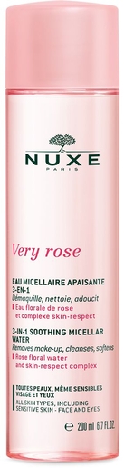 Nuxe Very Rose Eau Micellaire Apaisante 3en1 200ml | Démaquillants - Nettoyage