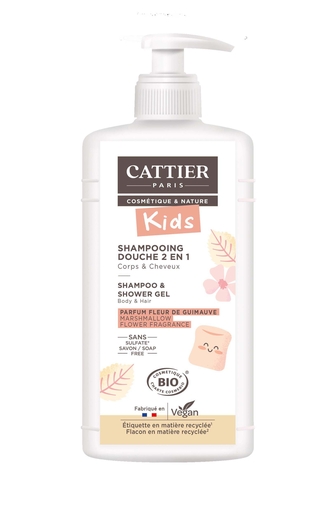 Cattier Kids 2-in-1 Shampoo Heemstbloem 500 ml | Bad - Douche