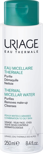 Uriage Thermaal Micellair Water Gemengde tot Vette Huid 250 ml | Make-upremovers - Reiniging