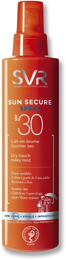 SVR Sun Secure Spray SPF30 200ml | Crèmes solaires