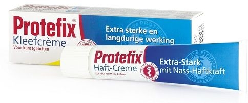 Protefix Zelfklevende Crème Extra sterk 40ml (promo  1 euro korting) | Verzorging van prothesen en apparaten